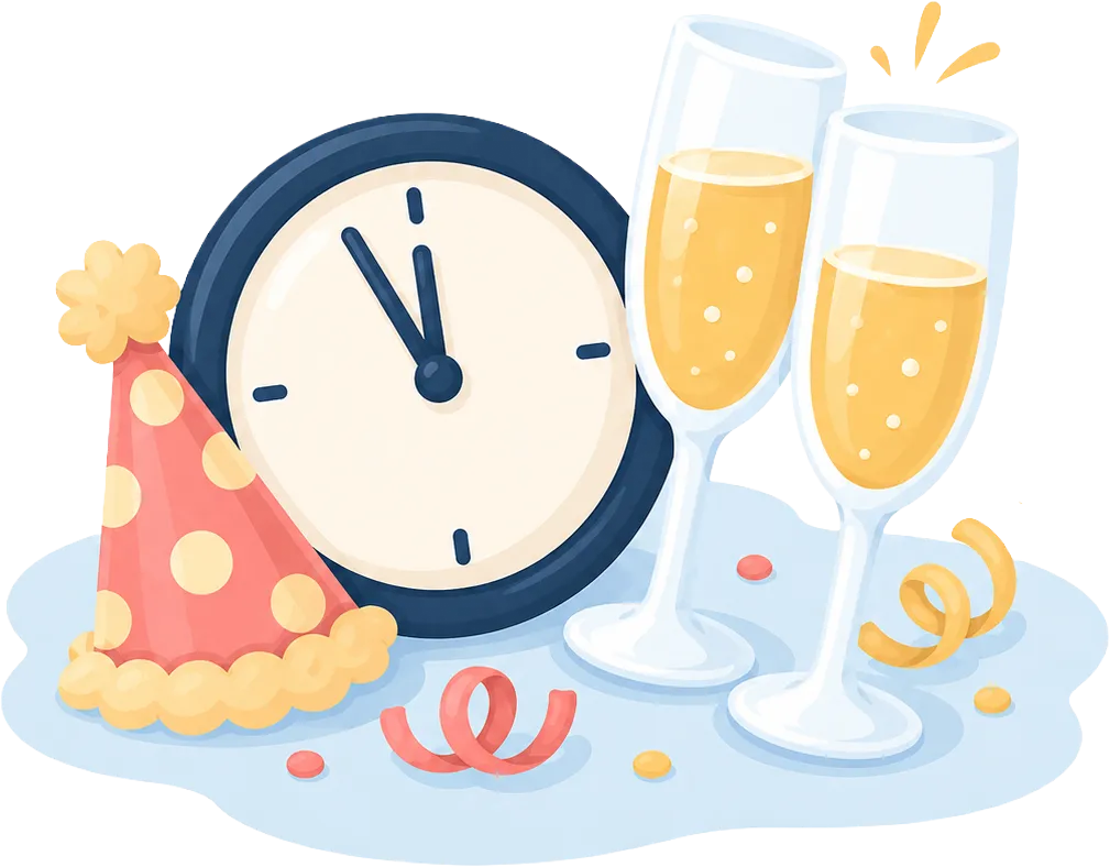 New Year's Eve Icon