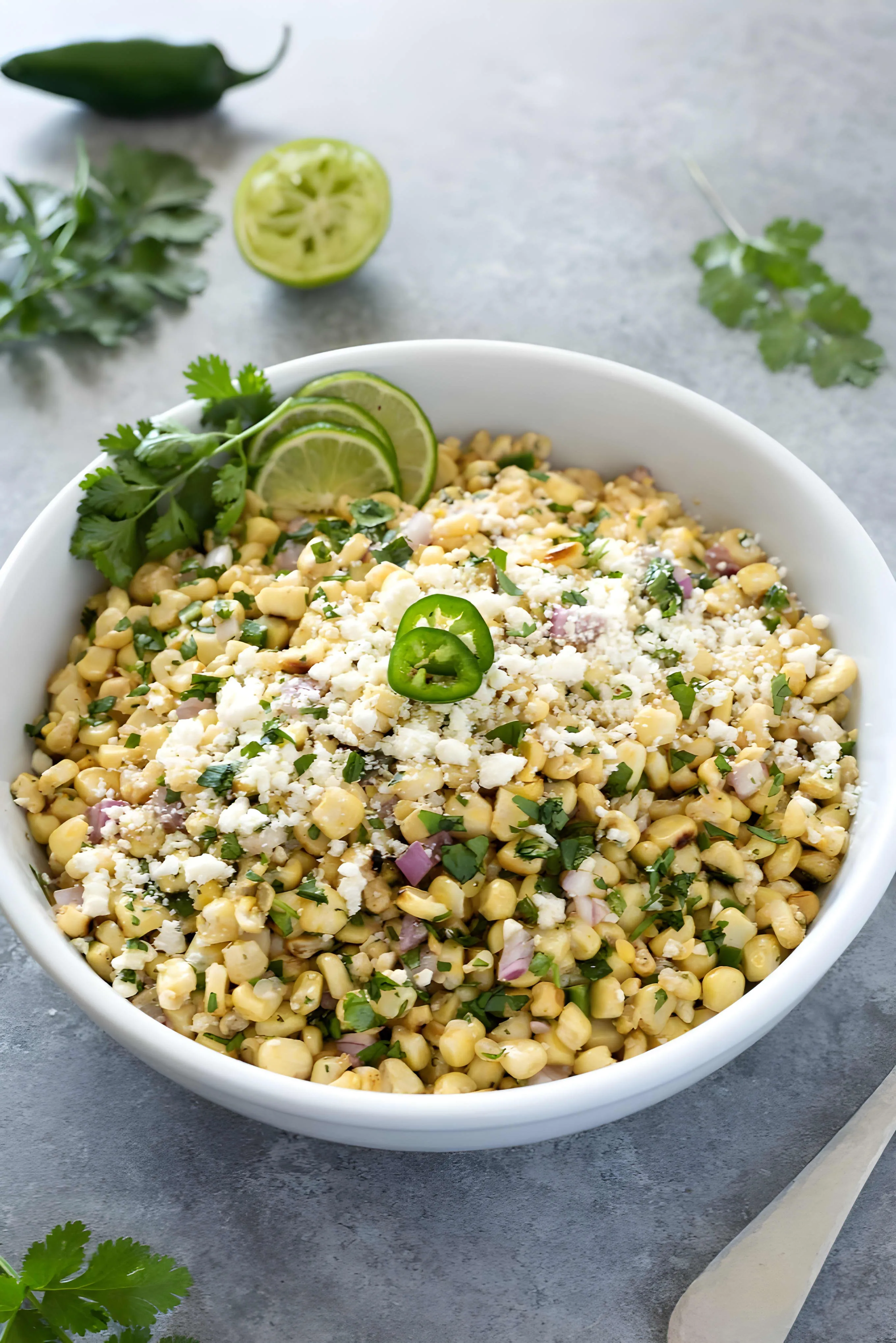 Grilled Mexican Corn Salad