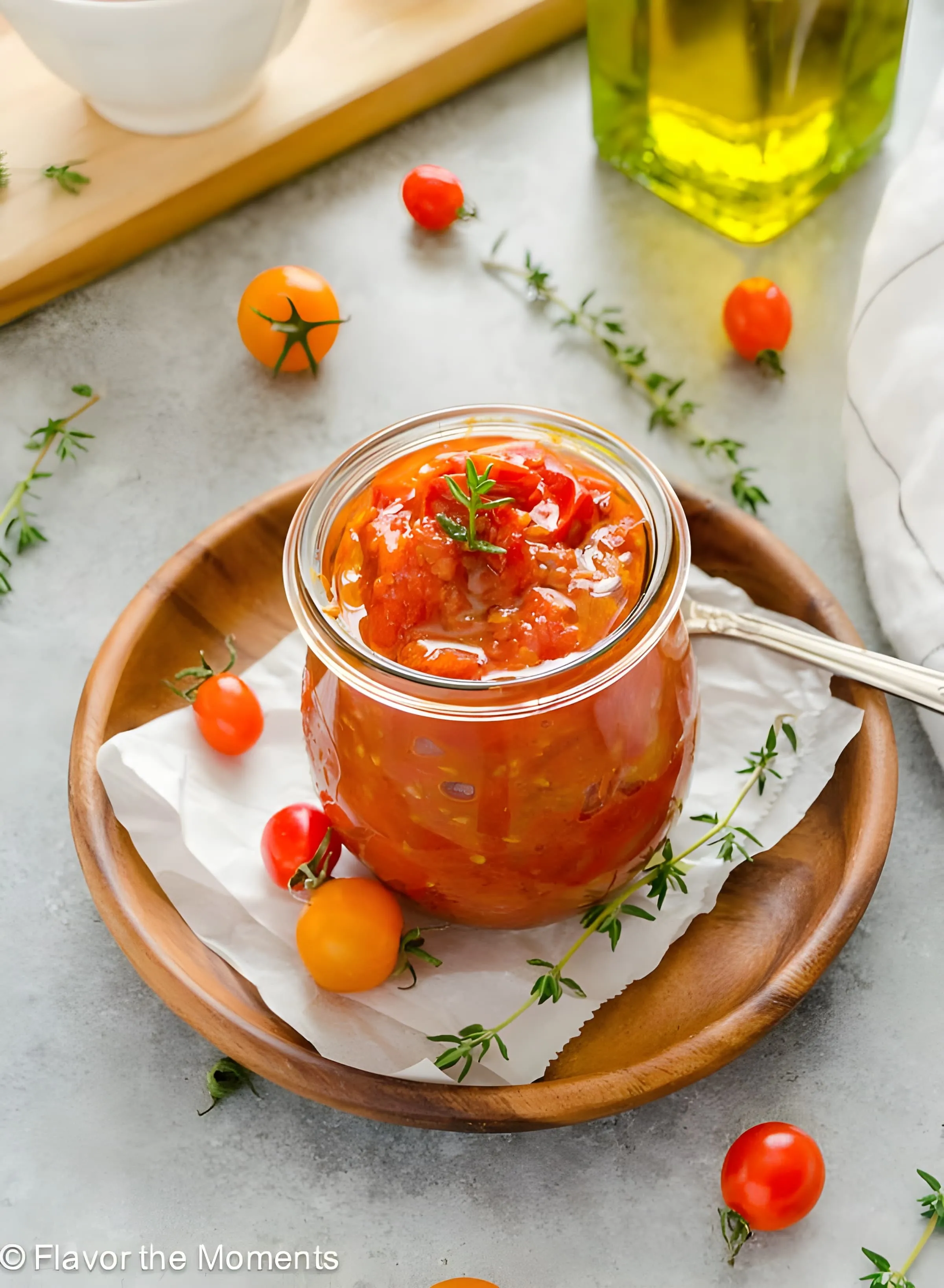 Small Batch Cherry Tomato Jam