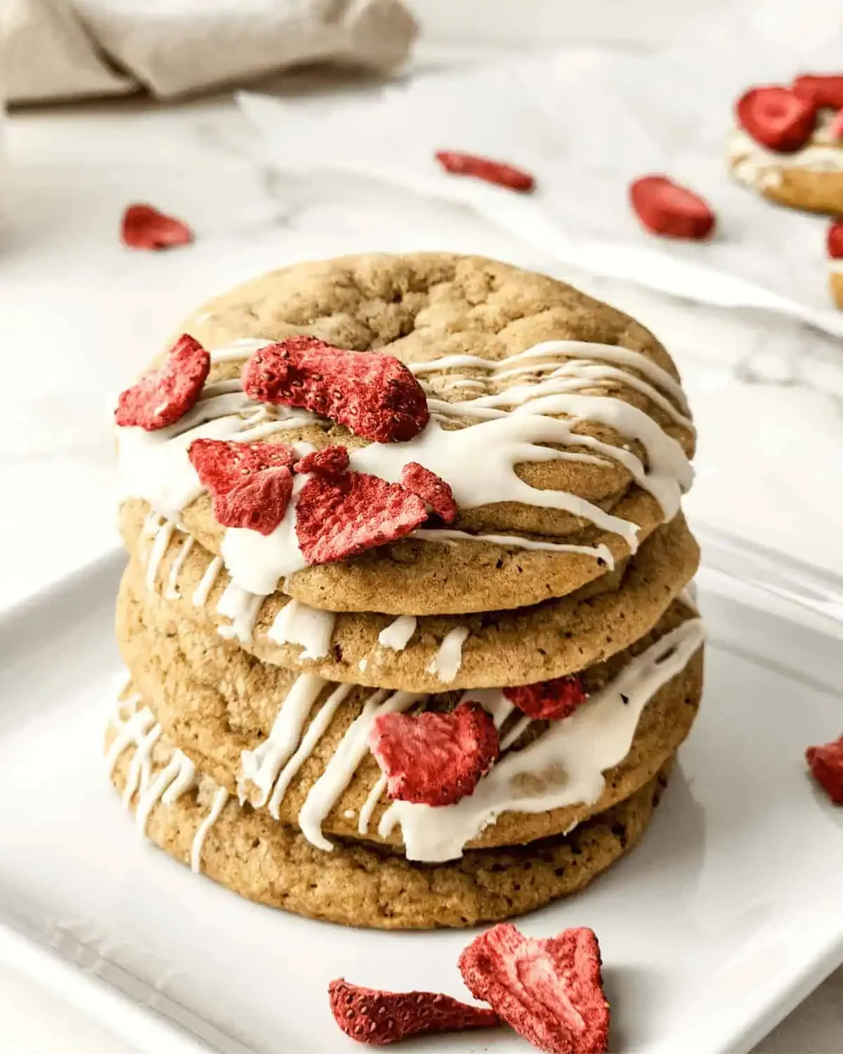 Strawberry Cheesecake Cookies