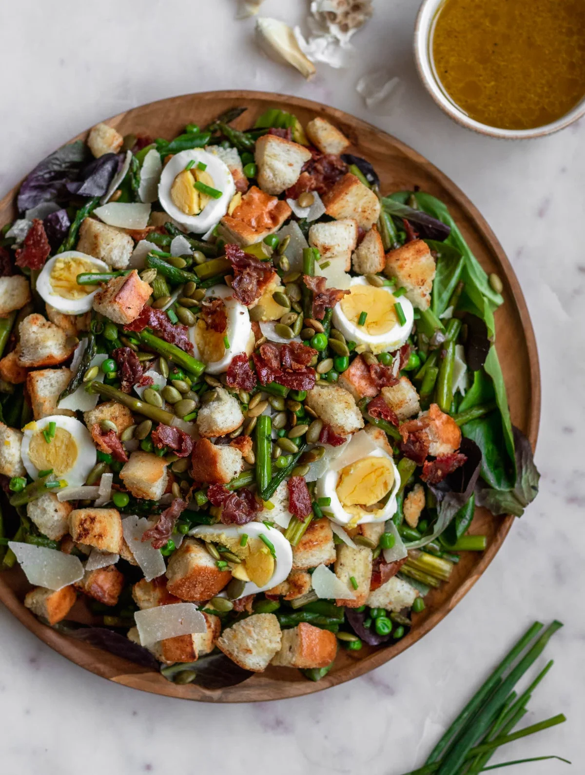 Spring Panzanella Salad