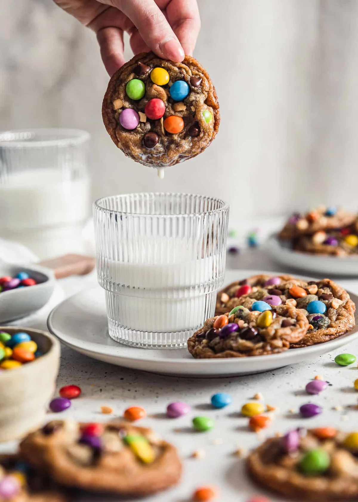 Brown Butter Peanut M&M Cookies