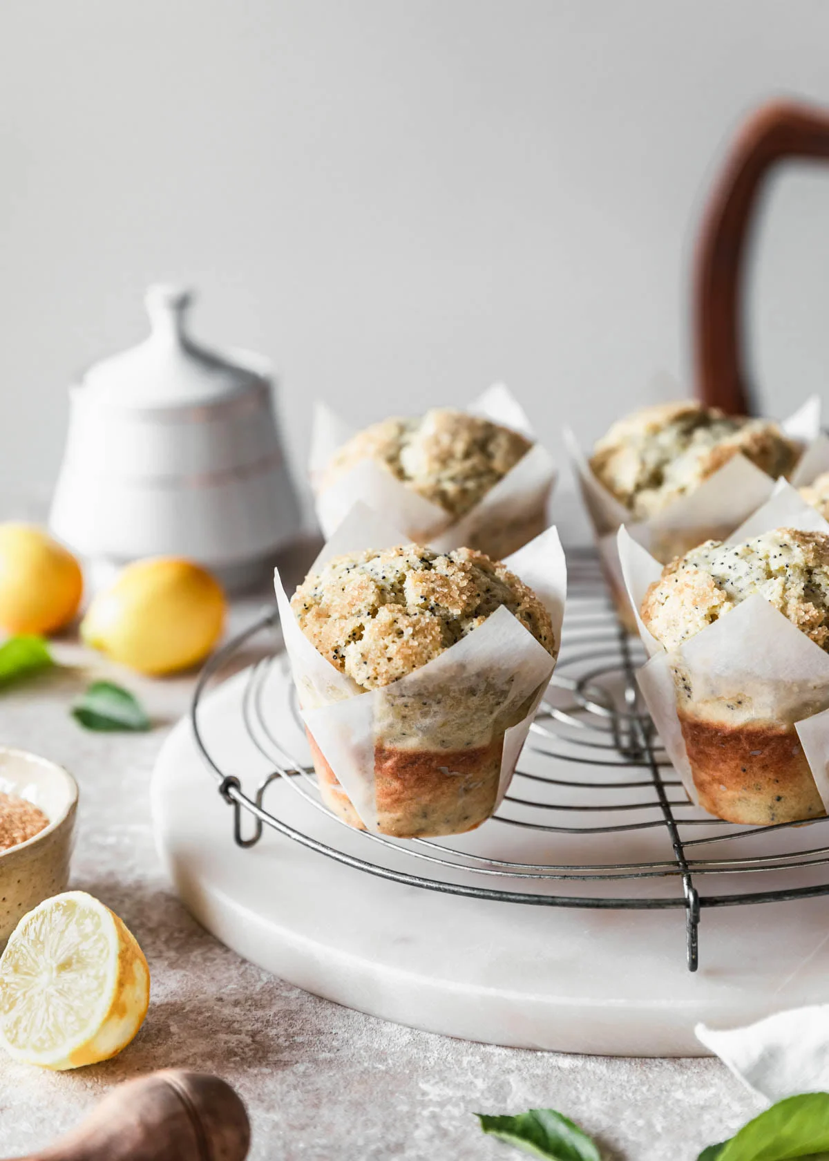 Ricotta Lemon Poppy Seed Muffins