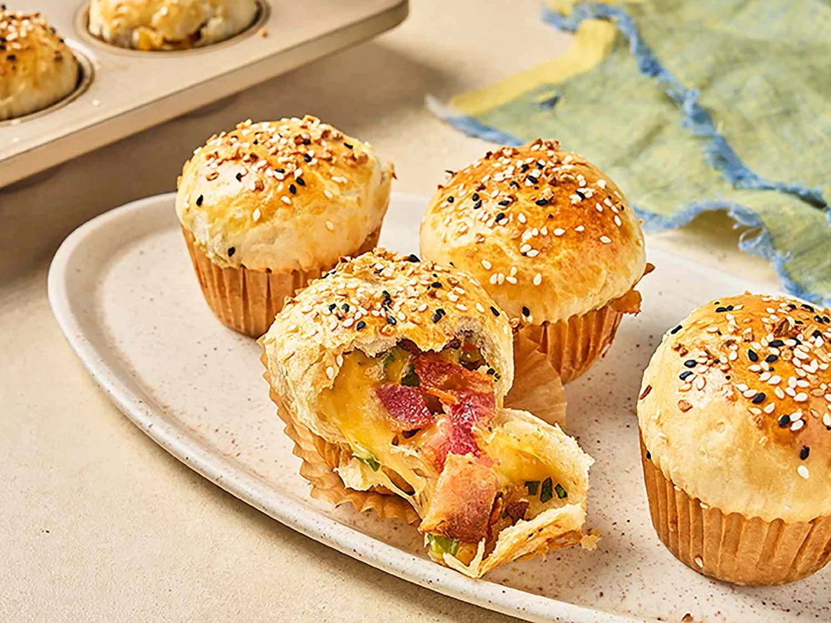 Loaded Biscuit Bomb Muffins