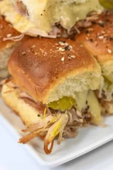 Slow Cooker Cuban Sliders