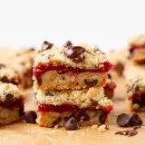 Raspberry Chocolate Chip Bars