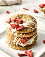Strawberry Cheesecake Cookies