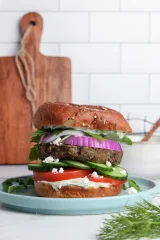Mediterranean Veggie Burgers
