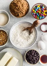 Brown Butter Peanut M&M Cookies