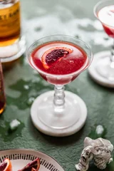 Blood Orange Bourbon Aperol Cocktail (A.K.A. The Crumpled Receipt)