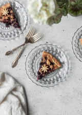 Blueberry Galette With Hazelnut Frangipane