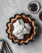 Chocolate Cream Pie + Bourbon Butterscotch