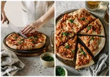 Buffalo Chicken Pizza With Chive Pesto