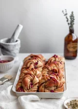 Rose Cardamom Buns