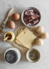 Croque Madame Galettes With Everything Crust