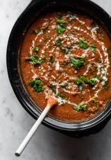 Red Lentil Soup With Harissa