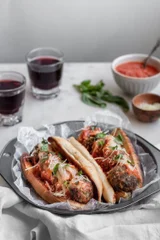 Marc’S Meatball Subs With Garlic Rolls