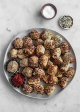Pigs In A Blanket With Everything Seasoning & Parmesan