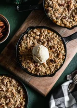 Pumpkin Crisp With Maple Oat Streusel
