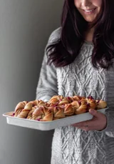 Rose Cardamom Buns