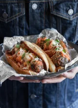 Marc’S Meatball Subs With Garlic Rolls