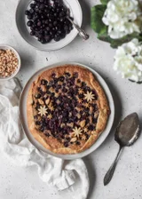 Blueberry Galette With Hazelnut Frangipane