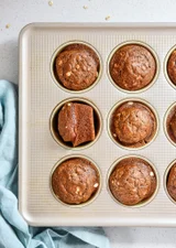 Oatmeal Applesauce Blender Muffins
