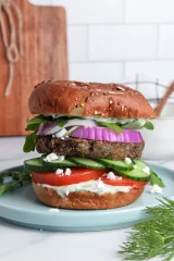 Mediterranean Veggie Burgers