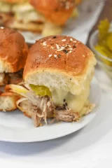 Slow Cooker Cuban Sliders