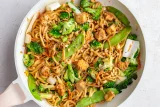 Peanut Tofu Noodles with Veggies
