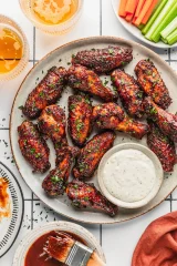 Air-Fryer BBQ Chicken Wings