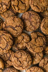 Chewy Molasses Crinkle Cookies