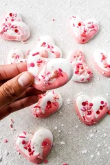 Valentine Meringue Cookies