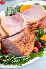 Slow Cooker Ham with Maple Glaze