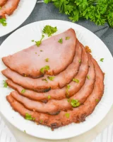 Glazed Air Fryer Ham