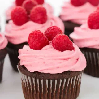 Chocolate Raspberry Cupcakes