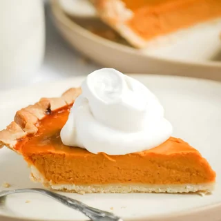 Healthy Pumpkin Pie