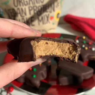 Homemade Reese's Peanut Butter Trees (High-Protein)
