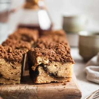 Brown Butter Banana Coffee Cake