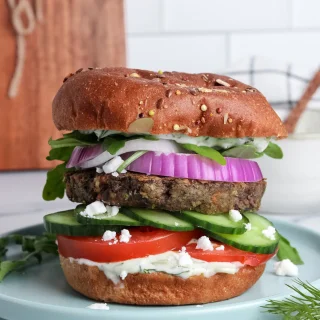 Mediterranean Veggie Burgers