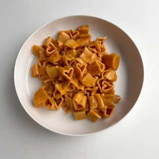 Heart-Shaped Vodka Pasta