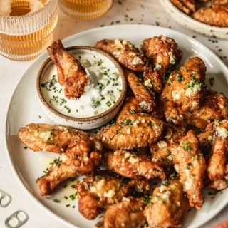  Garlic Butter Chicken Wings
