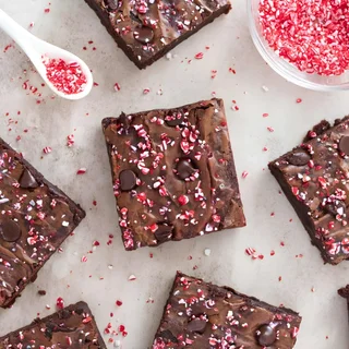 Easy Peppermint Brownies