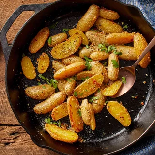 Roasted Garlic-Parmesan Fingerling Potatoes