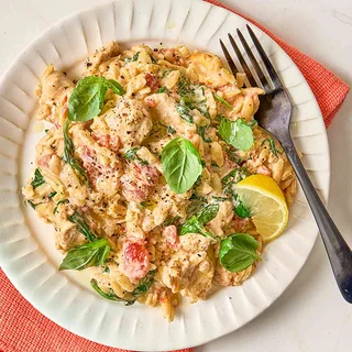 Easy Slow Cooker Boursin Chicken and Pasta