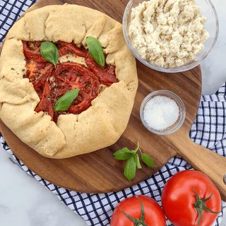 Tomato Galette with Almond Ricotta