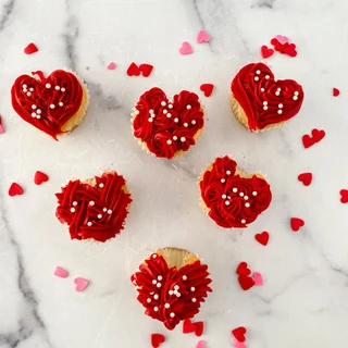 Heart Cupcakes