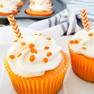 Orange Creamsicle Cupcakes