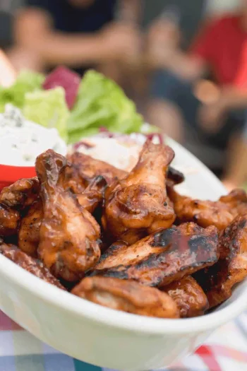 Grilled Crispy Chicken Wings