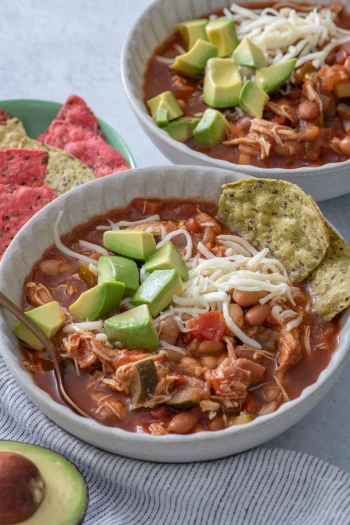 Slow Cooker Chicken Chili
